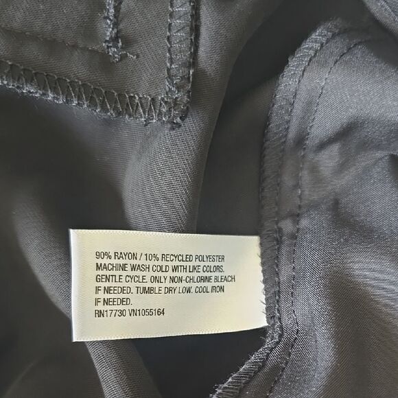 Black Dress Pants with Classic Wide-Leg Design NWT - Picture 6 of 9